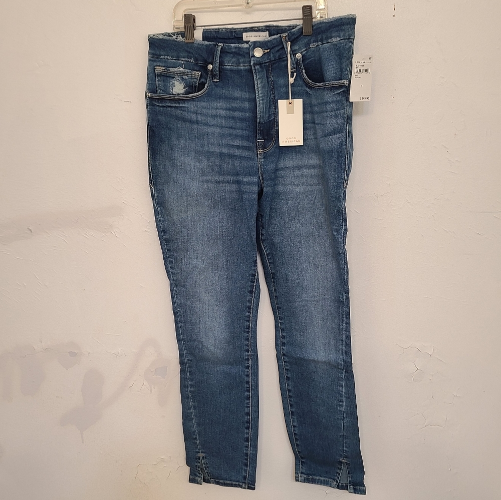 Good American Good Legs Cropped Jeans
